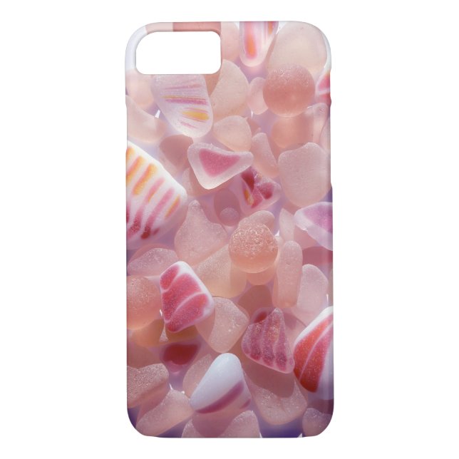 Rosa Seeglastelefon-Abdeckung Case-Mate iPhone Hülle (Rückseite)