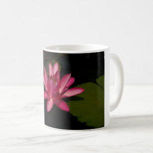 Rosa Seerose Kaffeetasse