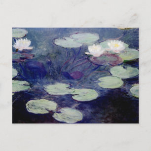 Rosa Seerosen: 1897-99 von Monet Postkarte