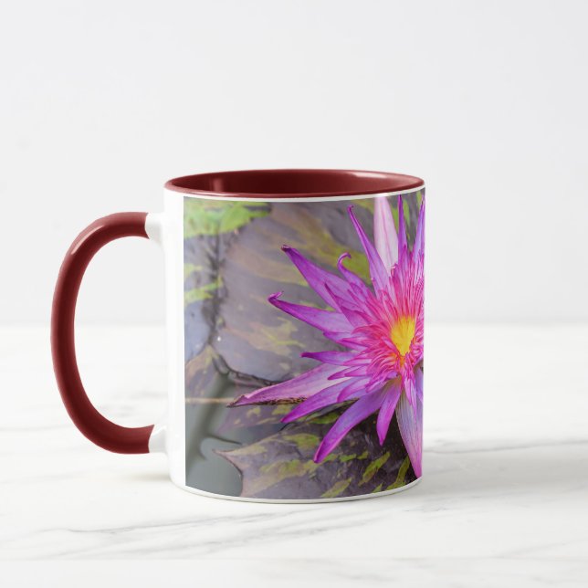 Rosa Seerosenblüte Tasse (Links)