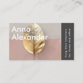 rosa Serenity Design 4 Visitenkarte