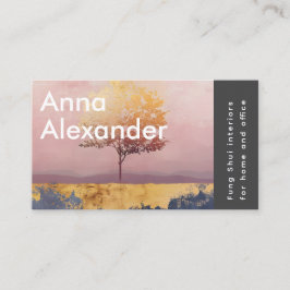 rosa Serenity Design 6 Visitenkarte