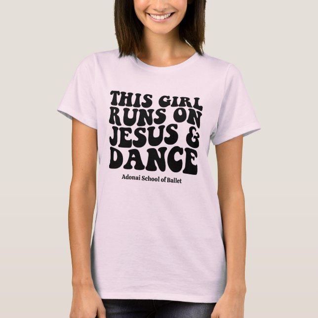 Rosa Shirt der Frauen (Vorderseite)