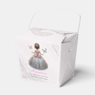 Rosa silberne Prinzessin-Kröte Geburtstagsparty Ma Geschenkschachtel