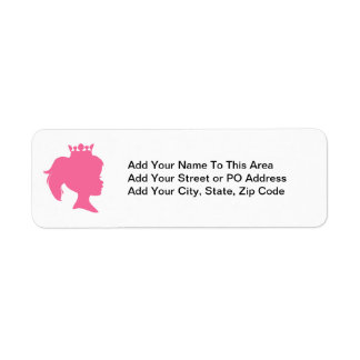 Rosa Silhouette Prinzessin T - Shirt und Geschenke