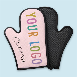 Rosa Silicone Oven Mitt mit Firmenlogo und Firmenn Ofenhandschuh