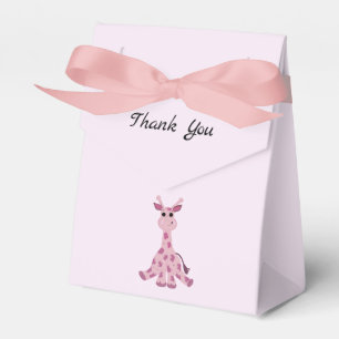Rosa Sitting Giraffe Geschenkschachtel