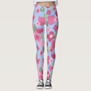 Rosa Skandinavier Frühling Leggings