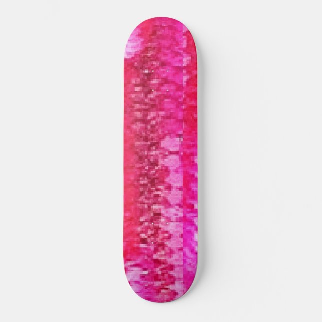 Rosa Skateboard (Vorderseite)