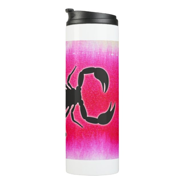 Rosa Skorpio Thermosbecher (Nach rechts gedreht)
