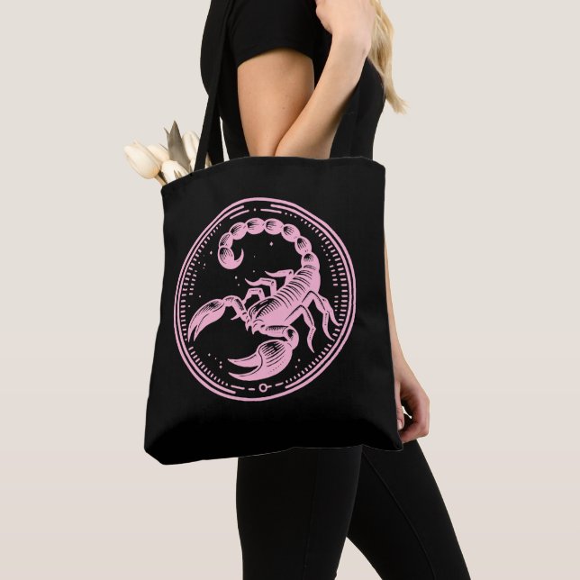 Rosa Skorpion Astrologie Zodiac Sign Skorpio Tasche (Von Nahem)