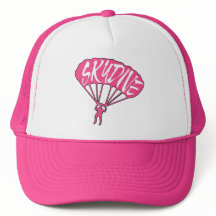 Rosa skydive fanatischer Hut