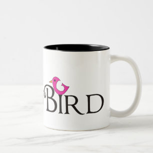 Rosa Snowbird Zweifarbige Tasse