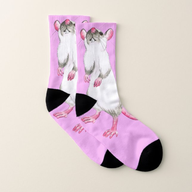 Rosa Socken aus dem Himalaya (Paar)