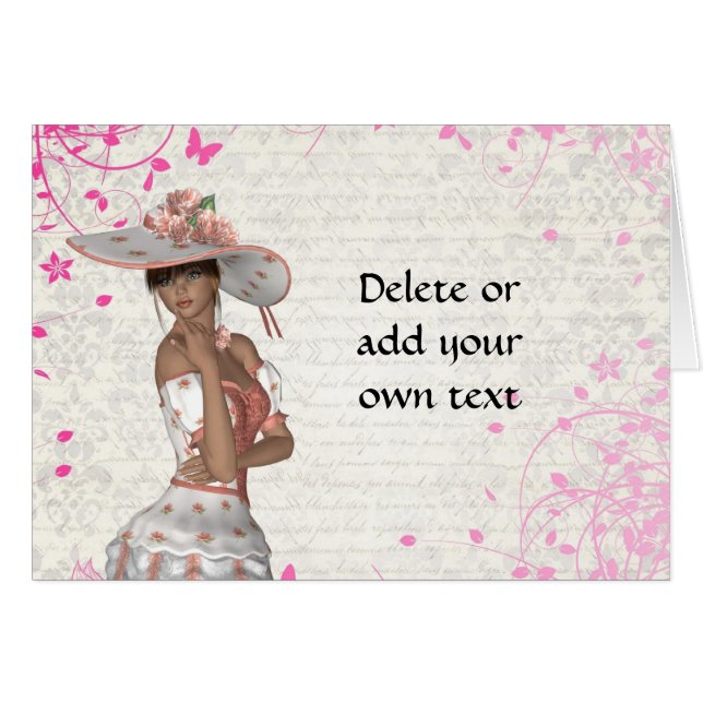 Rosa Sommermädchen (Vorderseite (Horizontal))