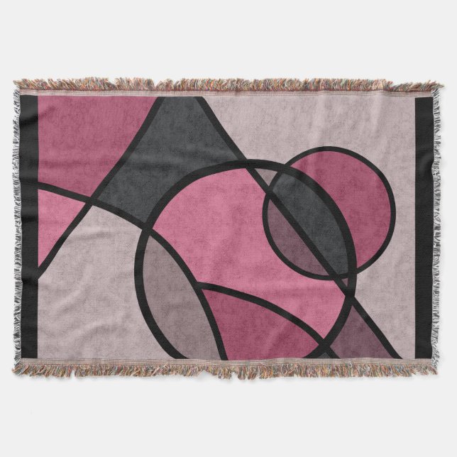 Rosa Sonnenaufgang, abstrakt Decke (Vorderseite)