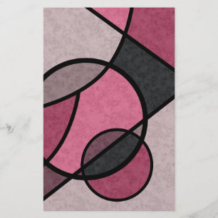 Rosa Sonnenaufgang, abstrakt Flyer