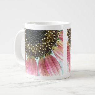 Rosa Sonnenblume Tasse