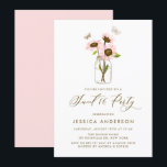 Rosa Sonnenblumen in Mason Jar Rustikal 16 . Gebur Einladung<br><div class="desc">Mit dieser individuellen 16 . Geburtstag Einladung laden wir Sie zu Ihrem Party ein. Es ist mit rosa Sonnenblumen in einem Maurerkirsch mit Schmetterlingen ausgestattet. Personalisieren Sie diese rustikale,  süße 16 Einladung,  indem Sie Ihre Veranstaltungsdetails. Die Einladung zum Sonnenblumen zum Geburtstag ist perfekt für Sommer und Herbst.</div>