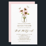Rosa Sonnenblumen Mason Jar Bat Mitzvah Einladung<br><div class="desc">Laden Sie Familie und Freunde zu Ihrer Veranstaltung mit dieser anpassbaren Fledermaus mitzvah Einladung. Es ist mit rosa Sonnenblumen in einem Glaskeramikglas ausgestattet. Personalisieren Sie diese,  indem Sie Ihre Daten hinzufügen. Die Einladung zur Sonnenblume-Fledermaus mitzvah ist perfekt für jedes Thema oder jede Saison.</div>