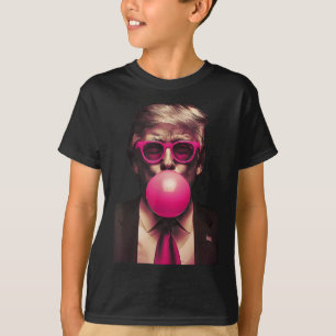 Rosa Sonnenbrille Trump Bubble-Gum-Shirt Wähle Prä T-Shirt