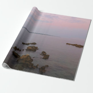 Rosa Sonnenuntergang Geschenkpapier