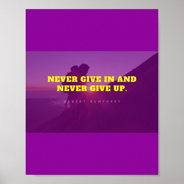 Rosa Sonnenuntergang Motivierend Poster (Vorne)