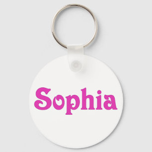 Rosa Sophia-Schlüsselanhänger Schlüsselanhänger