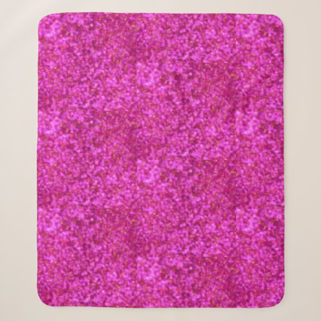 Rosa Spark Blanket Sherpadecke (Vorderseite)