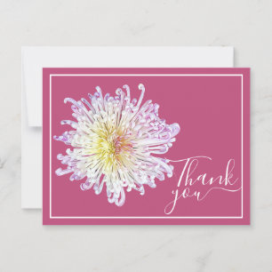 Rosa Spiegelei mit rosa Hintergrund Danke Postkarte