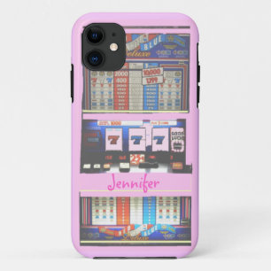 Rosa Spielautomat-Kasino-Spieler Case-Mate iPhone Hülle