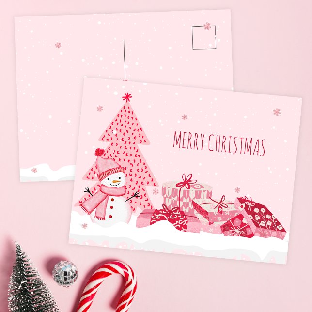 Rosa spielerischer Winter Weihnachten  (Von Creator hochgeladen)