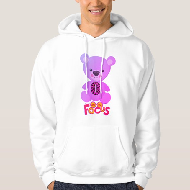 Rosa Spielzeugmänner Hoodie (Vorderseite)