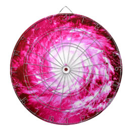 Rosa Spiralpinfelge Kissen Dartscheibe