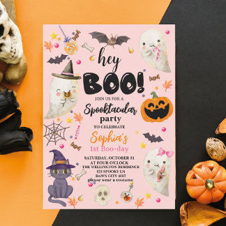 Rosa Spooktacular Halloween 1. Einladung