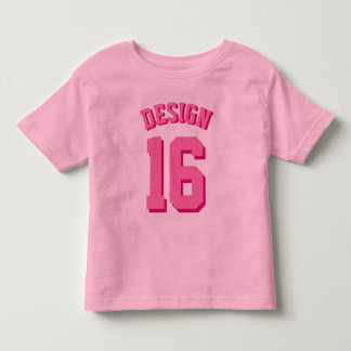Rosa Sport Jersey des Kleinkind-| Kleinkind T-shirt