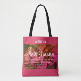 Rosa Sprichwörter 31 Frau Tasche