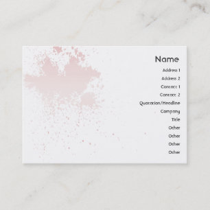 Rosa Spritzer - Chubby Visitenkarte