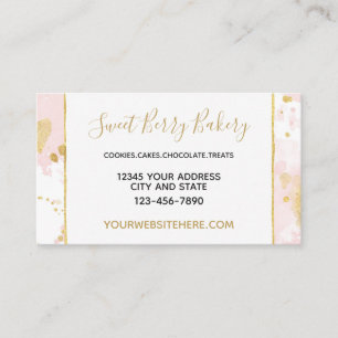 Rosa Spritzer Visitenkarte