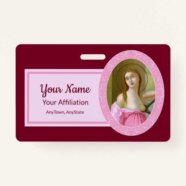 Rosa St. Agatha (M 003) Abzeichen 2 Ausweis (Vorderseite)