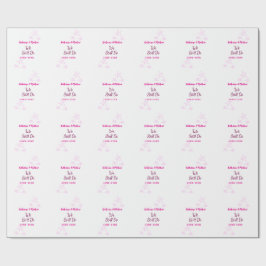 Rosa Stars Jubiläum der Erneuerung Moderne Geschenkpapier