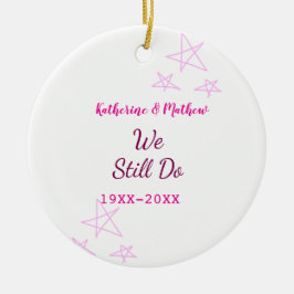 Rosa Stars Jubiläum der Erneuerung Moderne Keramik Ornament