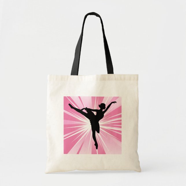 Rosa Stern-Ballerina Tragetasche (Vorne)