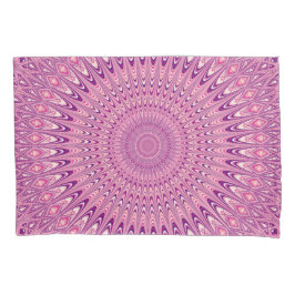 Rosa Stern-Mandala Kissenbezug