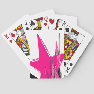 Rosa Sterndeck Spielkarten
