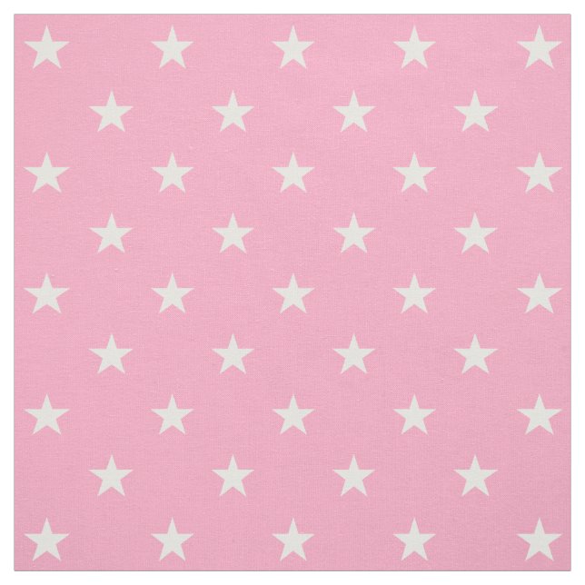 rosa Sterne Stoff (Muster)