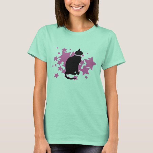 Rosa Sterne T-Shirt (Vorderseite)