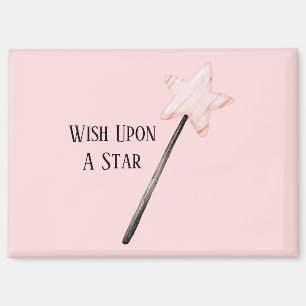 Rosa Sternenwunsch Magnet