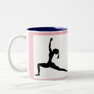 Rosa Stil: Klassische Tasse/Kaffee-Cup Zweifarbige Tasse