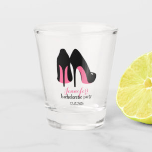 Rosa Stilettos Girls Night Out Junggeselinnen-Absc Schnapsglas